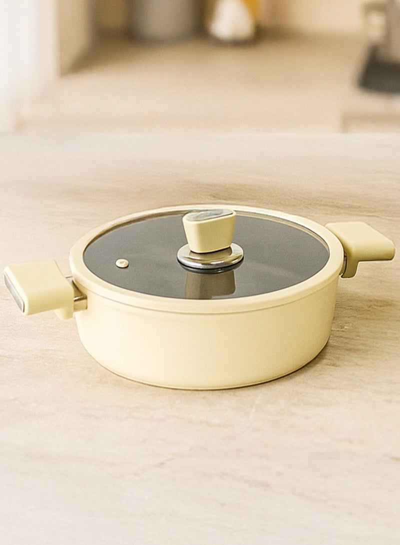 أوزو OZO 3933، أويستر بيج، 9 قطع، طقم أواني طهي من الجرانيت - Image 3